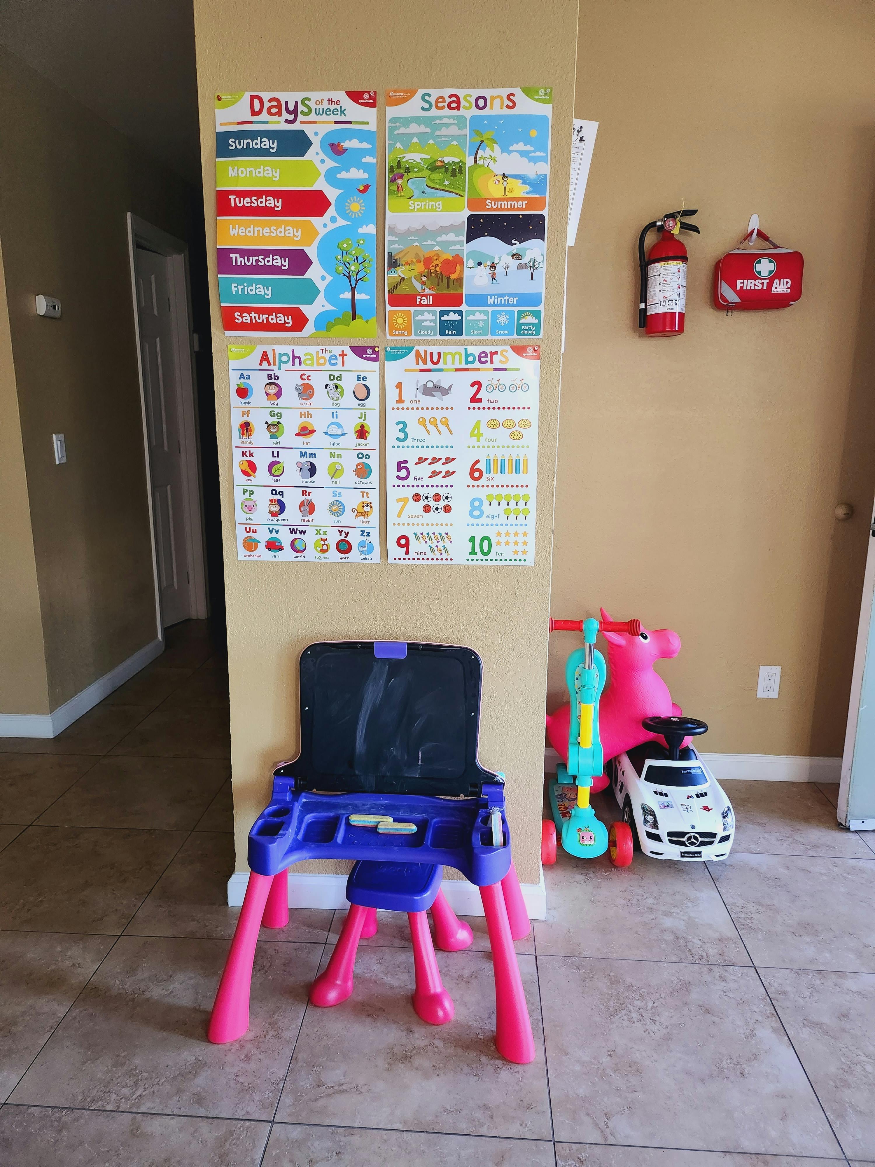 Moran Nereida Family Child Care interior showing a warm, safe, and nurturing home-based daycare environment in Otay Mesa West